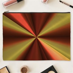 Copper Beams Abstract Background Pattern Cosmetic Bag (xxxl)  by Simbadda