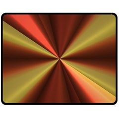 Copper Beams Abstract Background Pattern Double Sided Fleece Blanket (medium)  by Simbadda