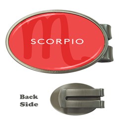 Zodiac Scorpio Money Clips (oval)  by Mariart