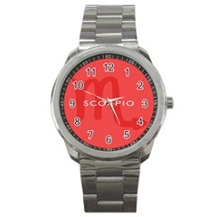 Zodiac Scorpio Sport Metal Watch by Mariart