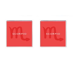 Zodiac Scorpio Cufflinks (square) by Mariart