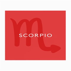 Zodiac Scorpio Small Glasses Cloth (2-side) by Mariart