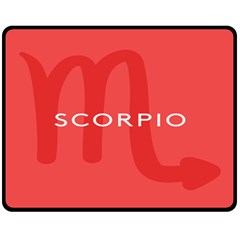 Zodiac Scorpio Fleece Blanket (medium) 