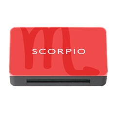 Zodiac Scorpio Memory Card Reader With Cf by Mariart