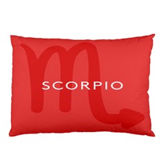 Zodiac Scorpio Pillow Case (two Sides)