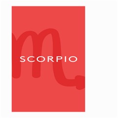 Zodiac Scorpio Small Garden Flag (two Sides) by Mariart