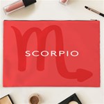 Zodiac Scorpio Cosmetic Bag (XXL)  Back