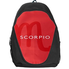 Zodiac Scorpio Backpack Bag by Mariart