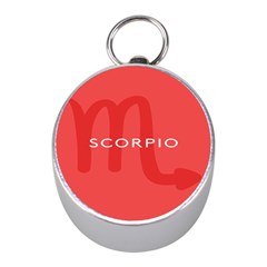 Zodiac Scorpio Mini Silver Compasses by Mariart