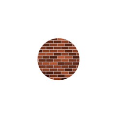 Brick Brown Line Texture 1  Mini Magnets by Mariart