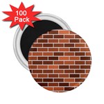 Brick Brown Line Texture 2.25  Magnets (100 pack)  Front