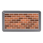 Brick Brown Line Texture Memory Card Reader (Mini) Front