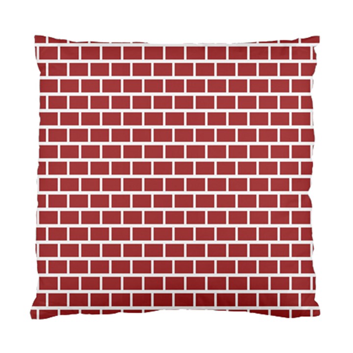 Brick Line Red White Standard Cushion Case (One Side)