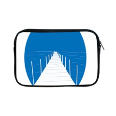 Bridge Sea Beack Blue White Apple Ipad Mini Zipper Cases by Mariart