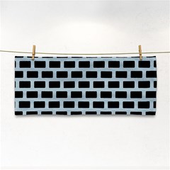 Bricks Black Blue Line Cosmetic Storage Cases by Mariart