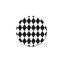 Broken Chevron Wave Black White Golf Ball Marker (10 Pack) by Mariart