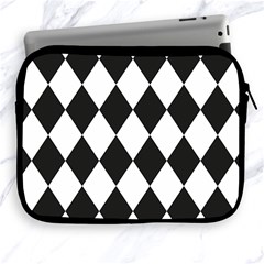 Broken Chevron Wave Black White Apple Ipad 2/3/4 Zipper Cases by Mariart