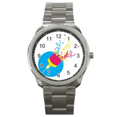 Celebration Injecting Sport Metal Watch by Mariart