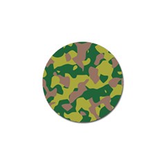 Camouflage Green Yellow Brown Golf Ball Marker (10 Pack) by Mariart