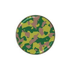 Camouflage Green Yellow Brown Hat Clip Ball Marker (10 Pack) by Mariart