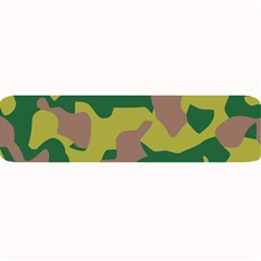 Camouflage Green Yellow Brown Large Bar Mats by Mariart