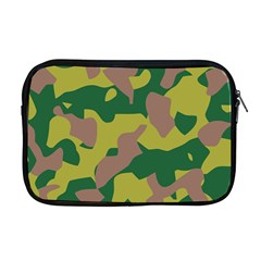 Camouflage Green Yellow Brown Apple Macbook Pro 17  Zipper Case by Mariart