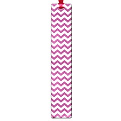 Chevron Wave Purple White Large Book Marks by Mariart