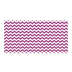 Chevron Wave Purple White Satin Wrap by Mariart