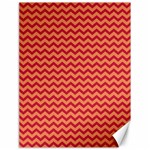 Chevron Wave Red Orange Canvas 18  x 24   17.8 x23.08  Canvas - 1