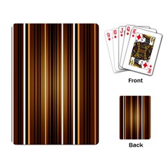 Brown Line Image Picture Playing Card