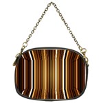 Brown Line Image Picture Chain Purses (One Side)  Front