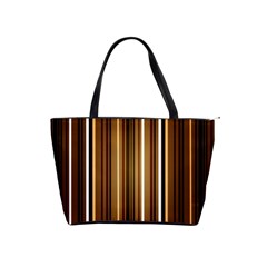 Brown Line Image Picture Shoulder Handbags