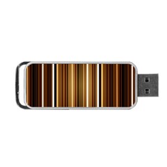 Brown Line Image Picture Portable USB Flash (Two Sides)