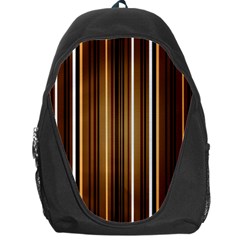 Brown Line Image Picture Backpack Bag by Mariart