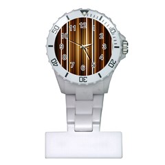 Brown Line Image Picture Plastic Nurses Watch by Mariart