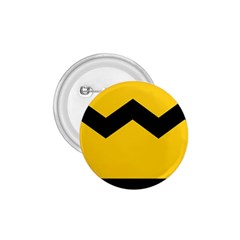 Chevron Wave Yellow Black Line 1 75  Buttons by Mariart