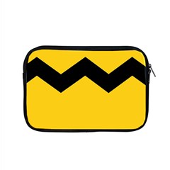 Chevron Wave Yellow Black Line Apple Macbook Pro 15  Zipper Case