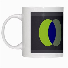 Circles Line Color Rainbow Green Orange Red Blue White Mugs by Mariart