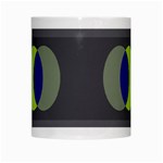 Circles Line Color Rainbow Green Orange Red Blue White Mugs Center