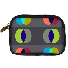 Circles Line Color Rainbow Green Orange Red Blue Digital Camera Cases