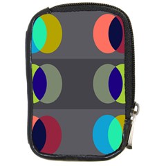 Circles Line Color Rainbow Green Orange Red Blue Compact Camera Cases by Mariart