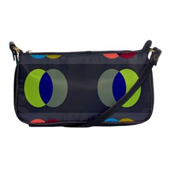 Circles Line Color Rainbow Green Orange Red Blue Shoulder Clutch Bags by Mariart