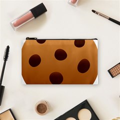 Cookie Chocolate Biscuit Brown Cosmetic Bag (small)  by Mariart