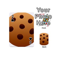 Cookie Chocolate Biscuit Brown Playing Cards 54 (mini) 