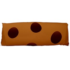 Cookie Chocolate Biscuit Brown Body Pillow Case (dakimakura) by Mariart