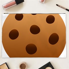 Cookie Chocolate Biscuit Brown Cosmetic Bag (xxl)  by Mariart