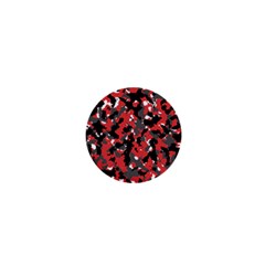 Bloodshot Camo Red Urban Initial Camouflage 1  Mini Magnets by Mariart