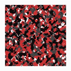 Bloodshot Camo Red Urban Initial Camouflage Medium Glasses Cloth by Mariart