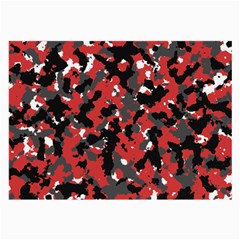 Bloodshot Camo Red Urban Initial Camouflage Large Glasses Cloth by Mariart