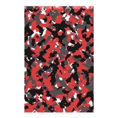 Bloodshot Camo Red Urban Initial Camouflage Shower Curtain 48  X 72  (small)  by Mariart